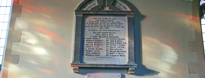 Berwick St John War Memorial 03