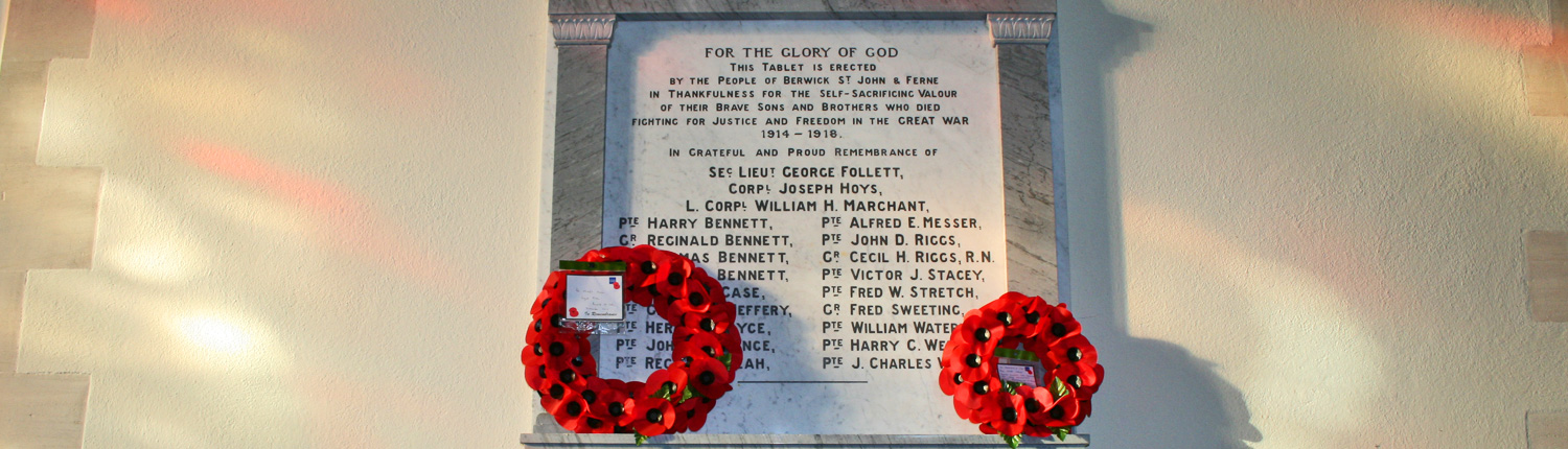 Berwick St John War Memorial