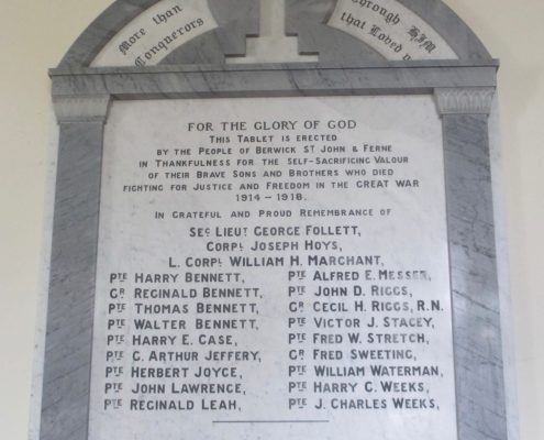 Berwick St. John War Memorial
