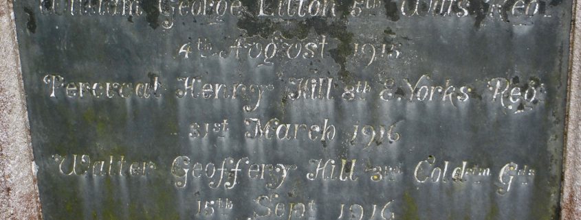 Names on Donhead St. Andrew War Memorial 03