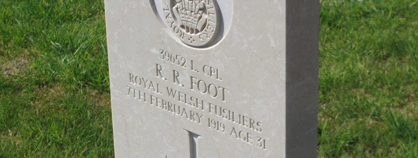 Reginald Robert Foot headstone