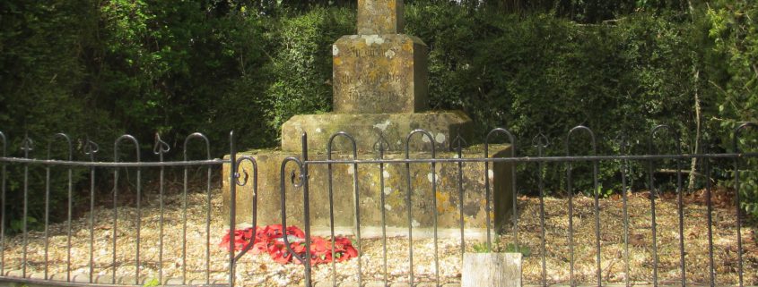 Alvediston War Memorial base