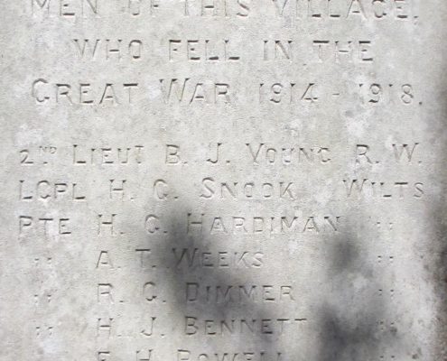 Those Who Fell on Ebbesbourne Wake Memorial 2