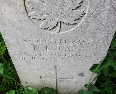 Douglas Lucas headstone 2