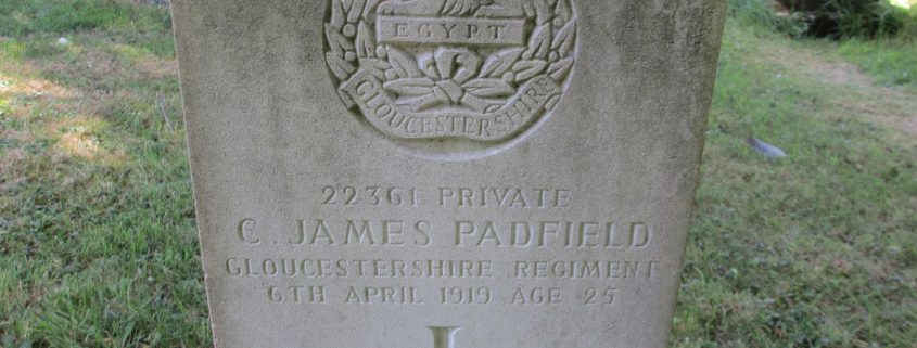 James Padfield headstone