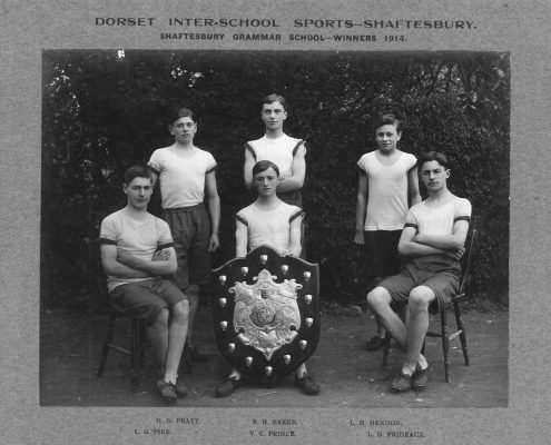 1914 Shaftesbury Grammar School Athletics Team