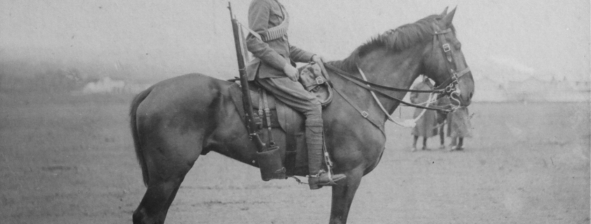 Charles Hunt Blackwell in the Dorset Yeomanry